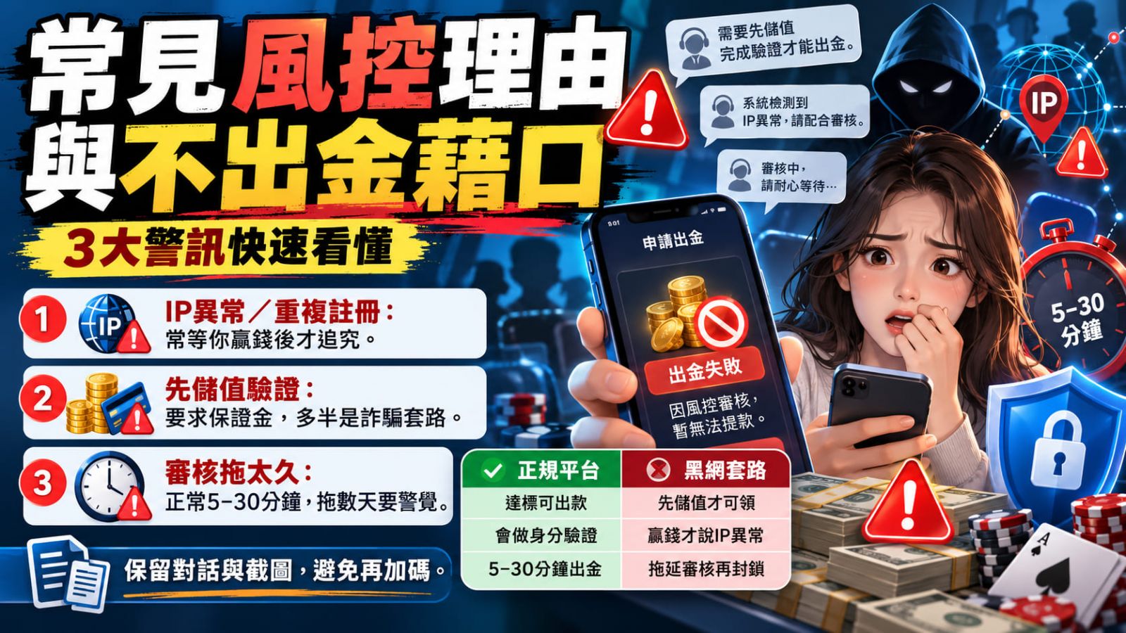 避開虛假宣傳!一鍵解鎖經實測出金穩定、條款透明的優質名單。